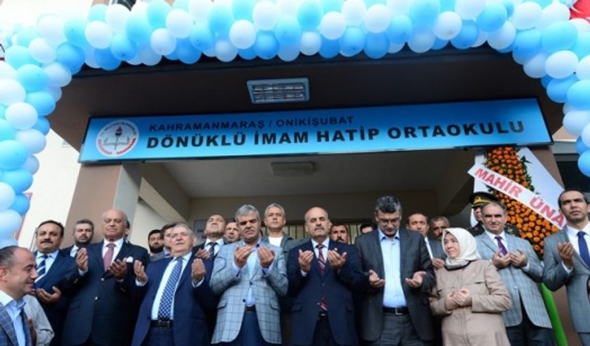 Dönüklü İmam Hatip Ortaokulu eğitime açıldı