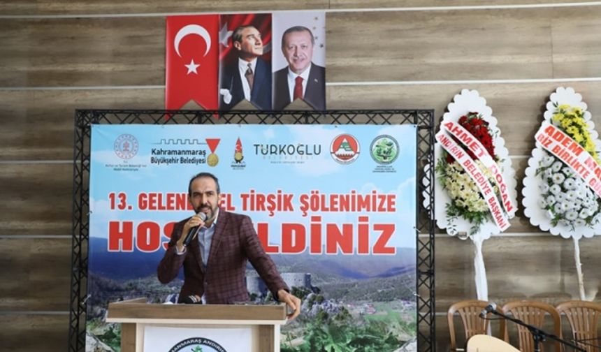 Kahramanmaraş'ta Kültür Park Salonunda Geleneksel Tirşik Şöleni’nin 13.sü Gerçekleştirildi