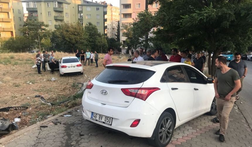 Kahramanmaraş'ta trafik kazası! 1'i 5 yaşında 3 kişi yaralandı