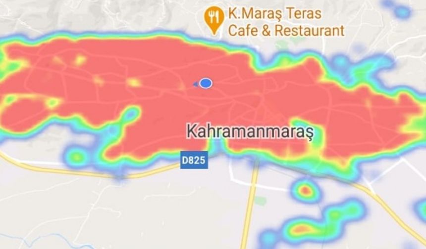 Kahramanmaraş ve komşu illerin korona haritası