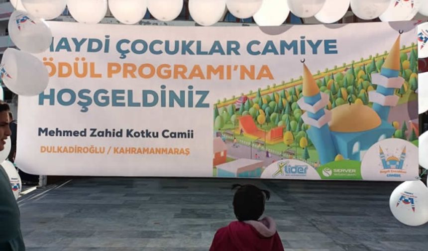 Kahramanmaraş’ta 1000 Çocuğa Ödül Verildi