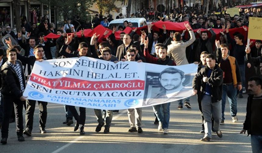 Kahramanmaraşlı Ülkücüler Fırat Başkan için meydanlara indi