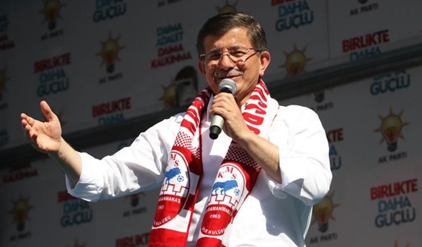 Başbakan Davutoğlu Kahramanmaraş'ta