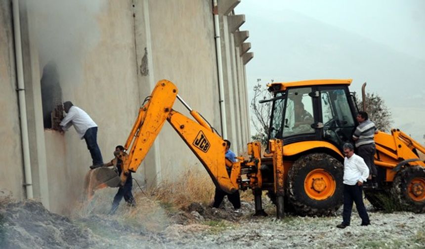 Kahramanmaraş'ta tekstil fabrikasında yangın