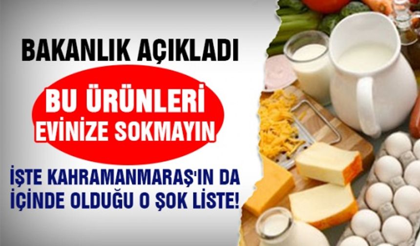 Bakanlık Kullanılması Sakıncalı 150 ürünü açıkladı - İşte o liste