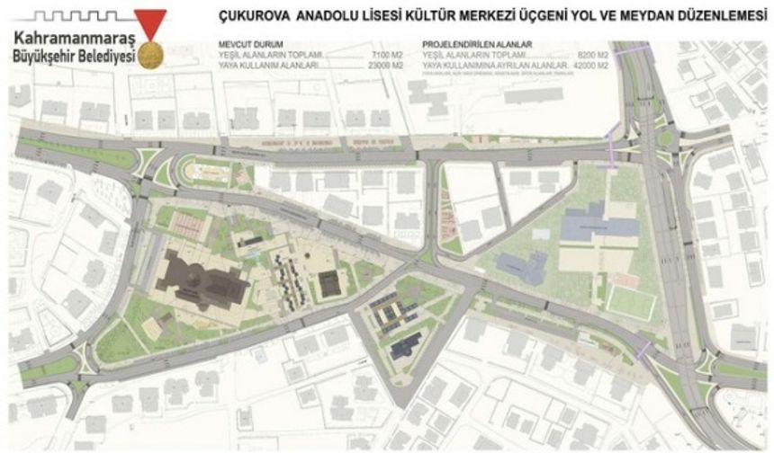 Kahramanmaraş Çukurova Elektrik Anadolu Lisesi - Kültür Merkezi Meydan Projesi