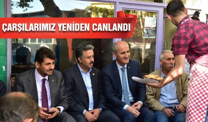 Çarşılarımız yeniden canlandı