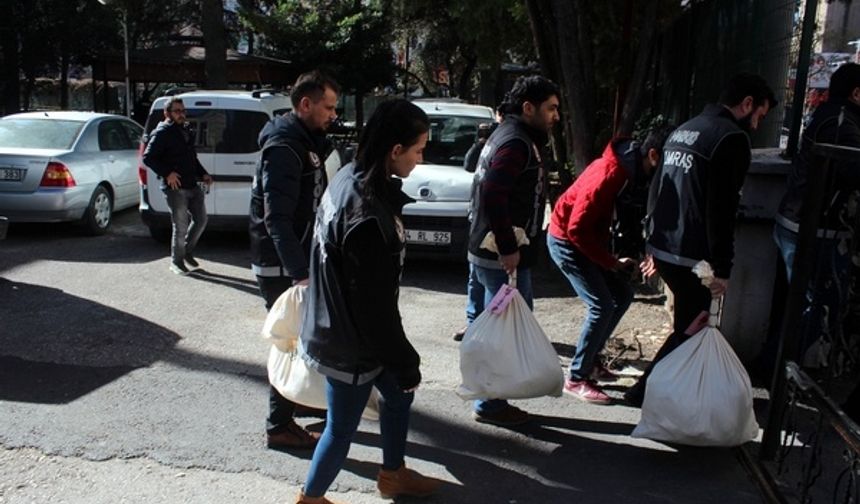 Kahramanmaraş'ta uyuşturucu operasyonu