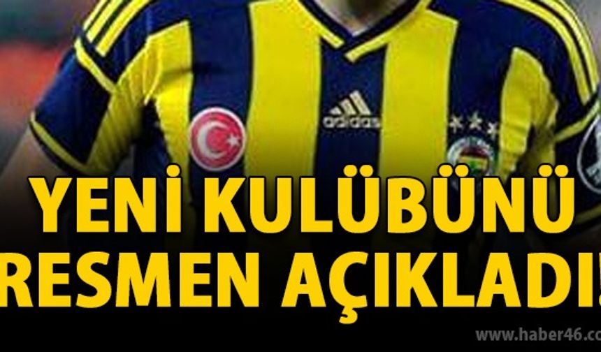 Fenerbahçeli yıldız yeni kulübünü sosyal medyadan açıkladı