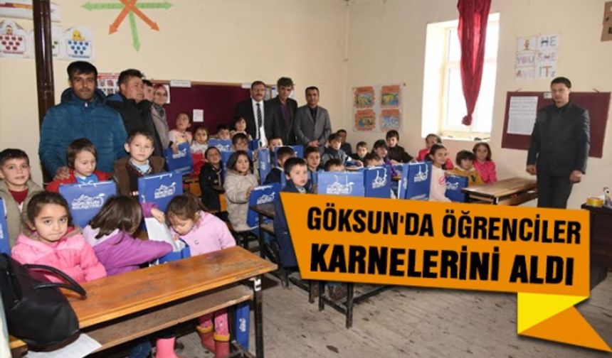 Göksun’da 11 bin 700 öğrenci karne aldı