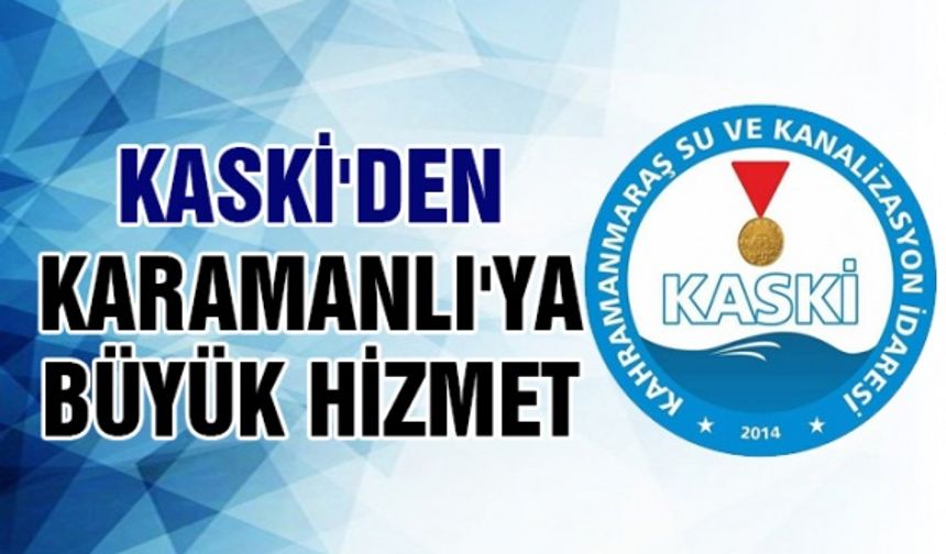 KASKİ'den Karamanlı'ya içme suyu şebekesi