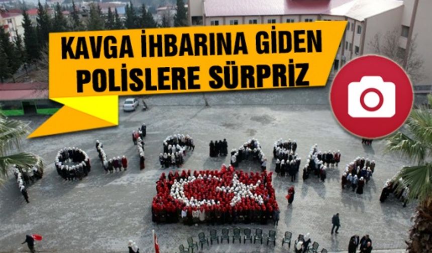 Kahramanmaraş'ta kavga ihbarına giden polislere sürpriz