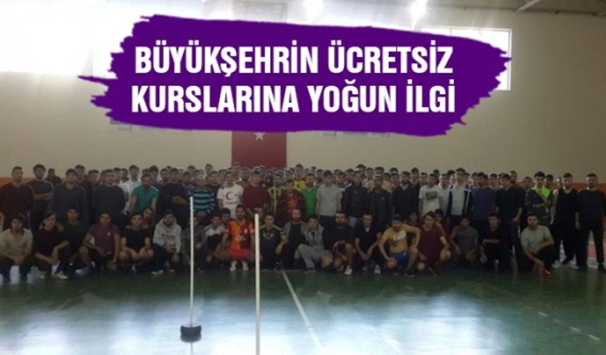 Kahramanmaraş Büyükşehrin ücretsiz kursları devam ediyor