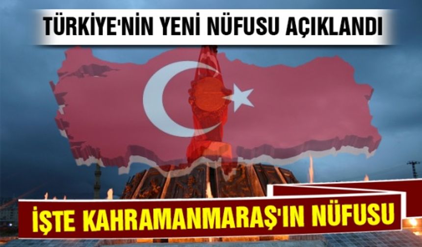 2016-2017 illerin nüfus sayıları - Tam liste