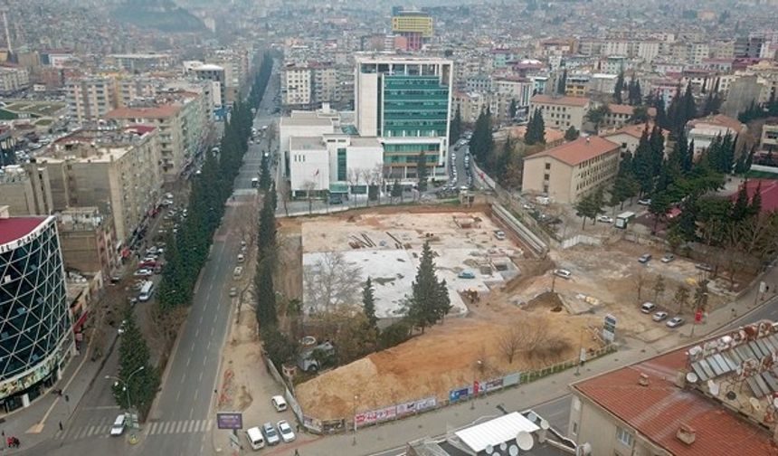 Kahramanmaraş'ta Dev Otopark İnşaatı tamamlandı