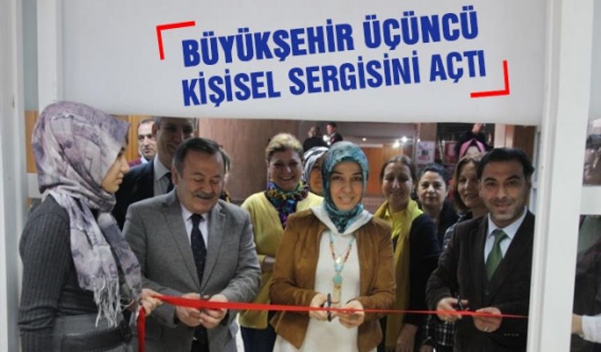 Kahramanmaraş Büyükşehir üçüncü kişisel resim sergisini açtı