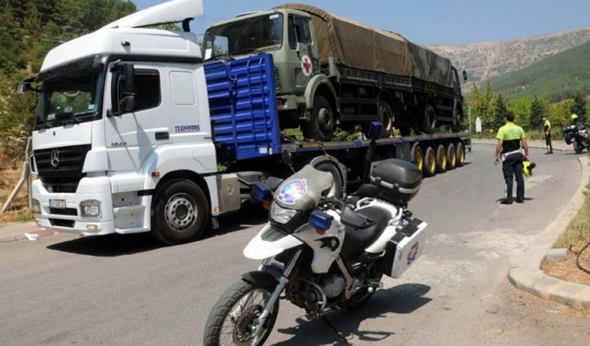 Alman Patriot Birliği'ndeki askeri malzemeler İskenderun Limanı'na götürüldü!