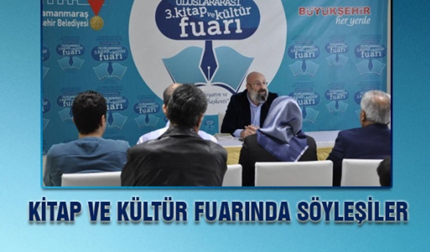 Uluslararası Kitap ve Kültür fuarında söyleşiler