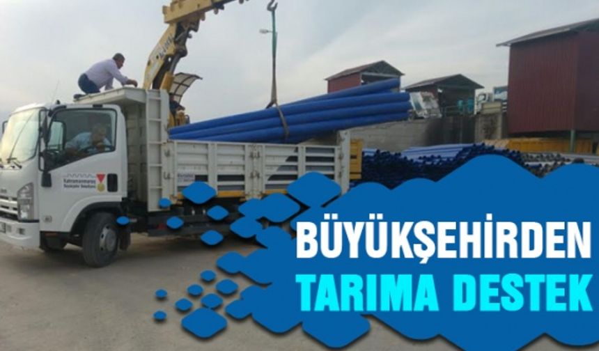 Büyükşehirden tarıma destek