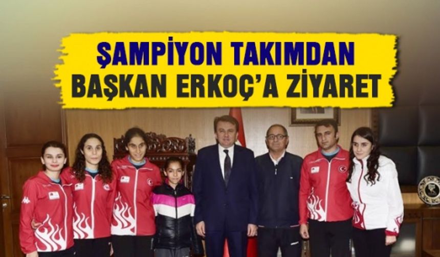 Başkan Erkoç’u GOAL BALL Milli Takımı ziyaret etti