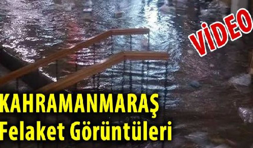 Kahramanmaraş kısa süreli yağmura dayanamadı