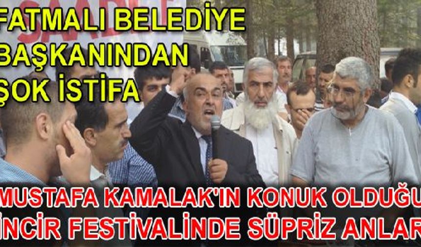 Fatmalı Belediye Başkanının İstifa Konuşması