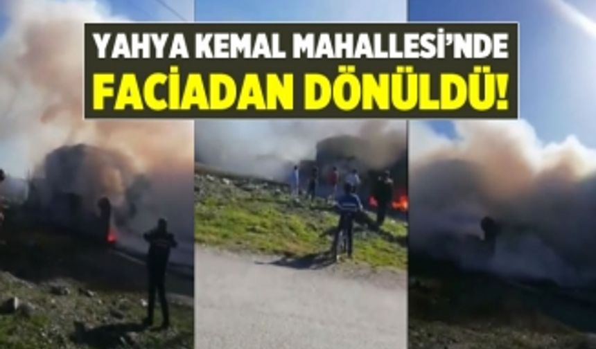 Kahramanmaraş'ta bir ailenin yaşadığı çadır tamamen yandı