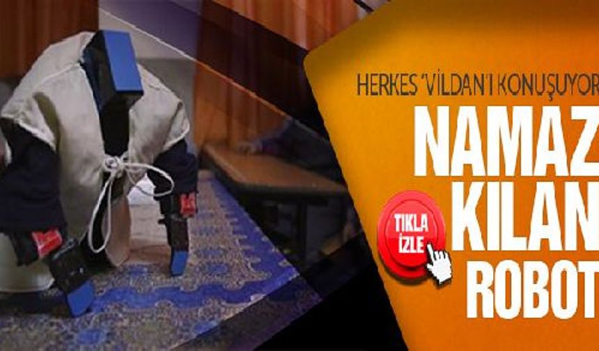 Namaz kılan robot