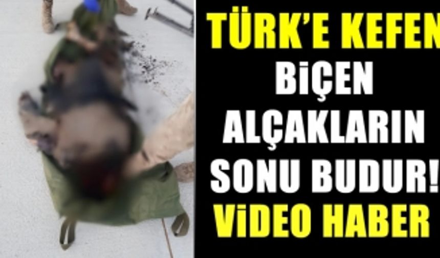 Türk'e kefen biçen teröristlerin sonu budur!