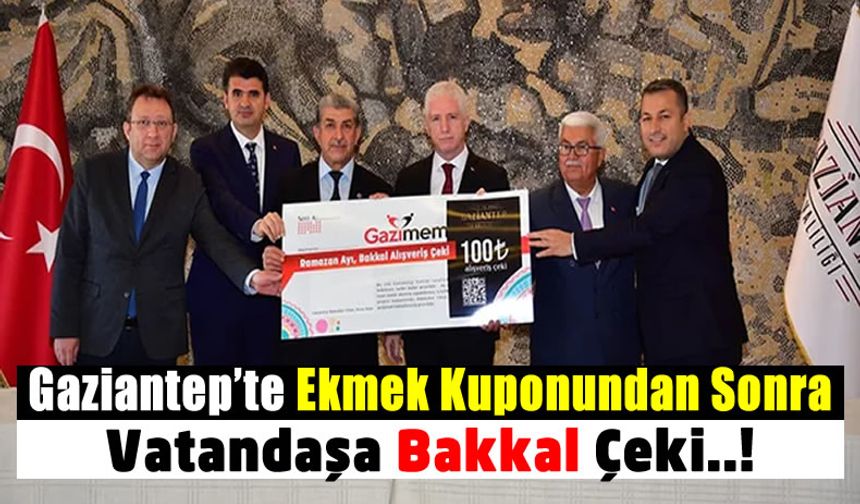 Yoksulluğun Fotoğrafı: Gaziantep'te Vatandaşa 100 Liralık Bakkal Çeki!