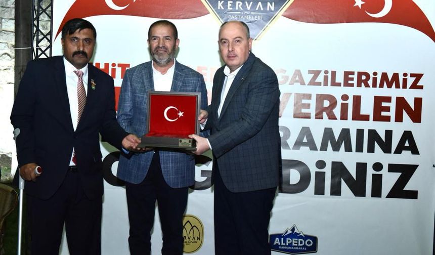 Kahramanmaraş’ta şehit aileleri ve gaziler iftarda buluştu