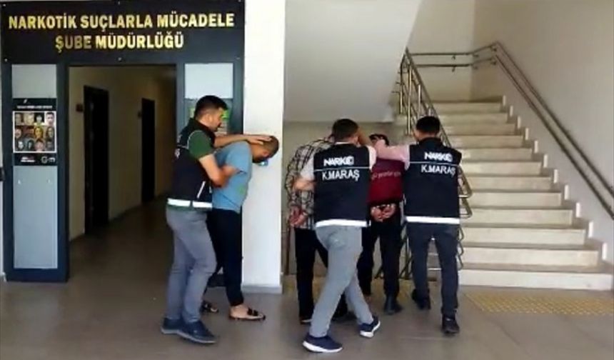 Kahramanmaraş'ta uyuşturucu operasyonlarında 3 şüpheli tutuklandı