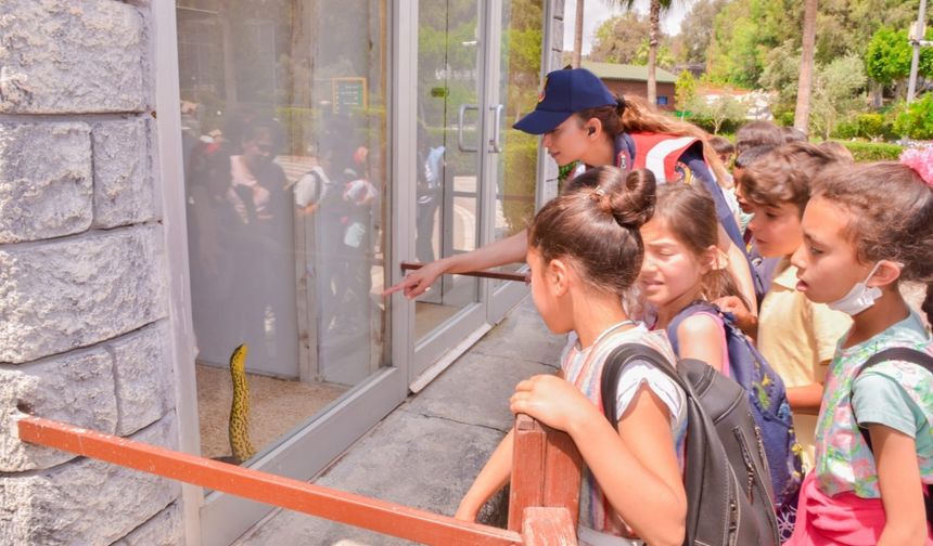 Mersin'de öğrenciler Tarsus Doğa Parkı'nı gezdi