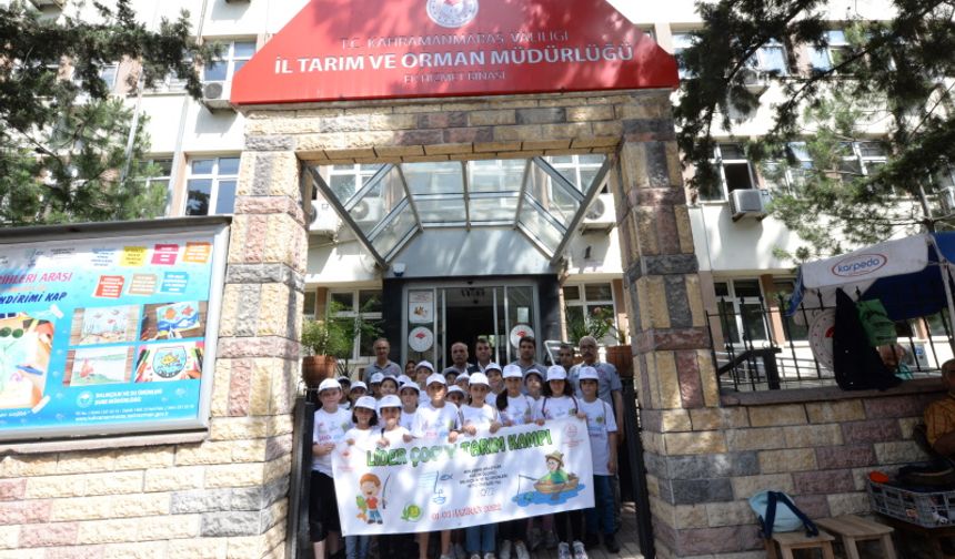 Lider Çocuk Tarım Kampı programı Kahramanmaraş’ta da başladı