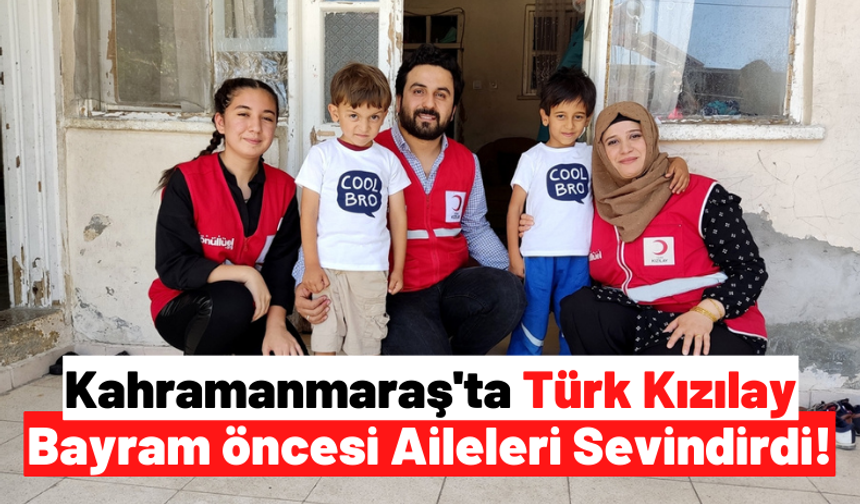 Kahramanmaraş Türk Kızılay'dan 350 Aileye Bayramlık Kıyafet Yardımı!