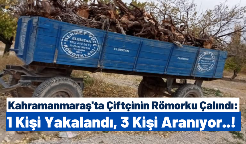 Kahramanmaraş'ta Bir Çiftçinin 70 Bin Lira Değerindeki Buğdayı Ve Römorku Çalındı!