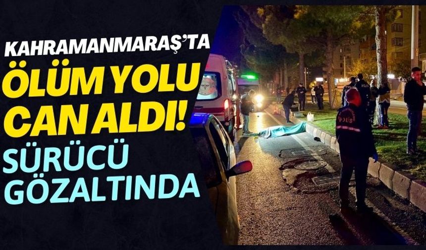 Kahramanmaraş'ta Aynı Yolda Yine Ölümlü Kaza! Sürücü Gözaltında!
