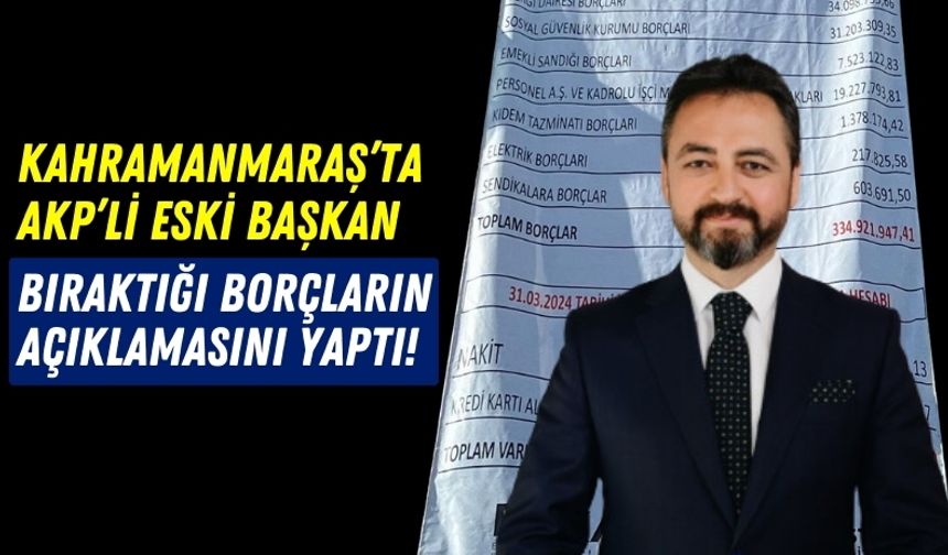 Eski Elbistan Belediye Başkanı Mehmet Gürbüz'den Borçlara Yanıt Geldi!