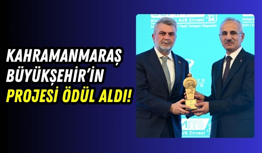 Kahramanmaraş Büyükşehir'in Projesi, Uluslararası Zirvede Ödül Aldı