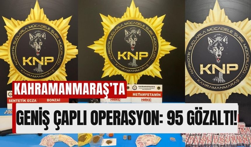 Kahramanmaraş’ta 56 Tutuklama: Uyuşturucu ve Hırsızlık Suçlarına Ağır Darbe!