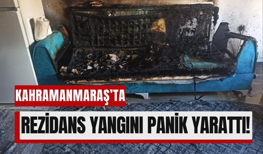 Kahramanmaraş'ta Rezidans Yangını: Bir Kedi Kurtarıldı, Diğeri Telef Oldu!