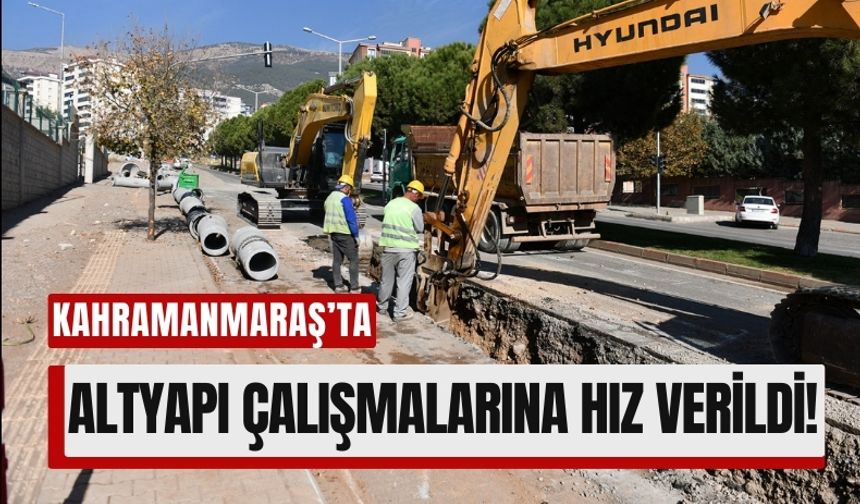 Kahramanmaraş’ta Deprem Sonrası Altyapı Çalışmaları Hızlanıyor!