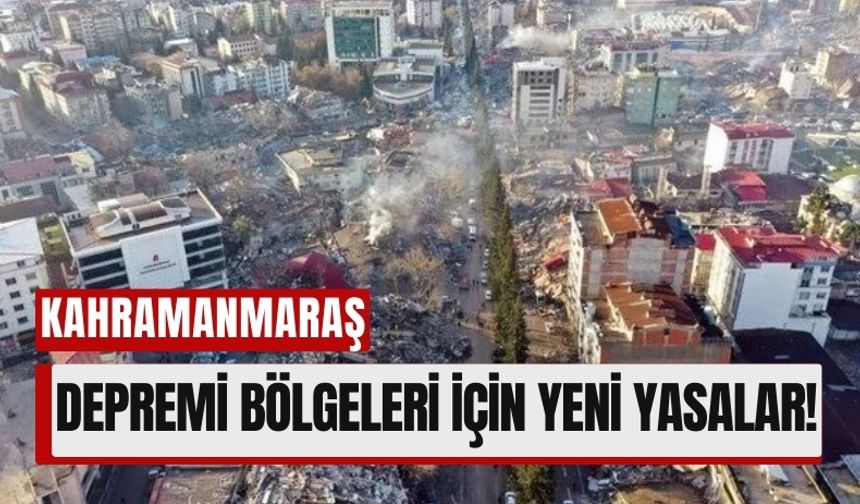 Kahramanmaraş Depreminden Etkilenen İller İçin TBMM'de Kritik Görüşmeler!