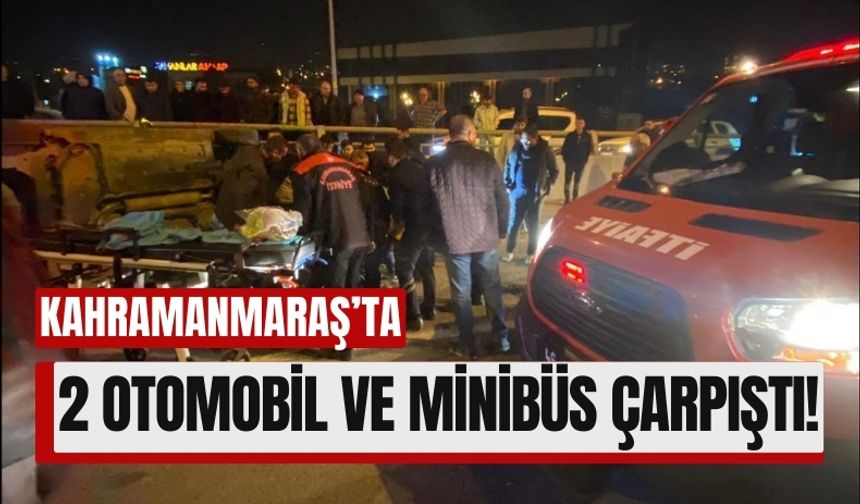 Kahramanmaraş'ta Feci Çarpışma: Zincirleme Kazada 5 Kişi Yaralandı!