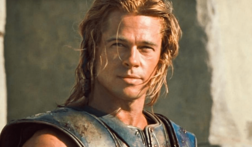 Brad Pitt'in Truva filminde Anadolu'da olması imkansız Lama görülmesi olay oldu