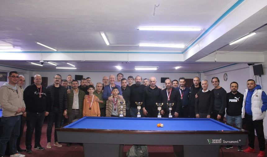 Kahramanmaraş'ta Bilardo Heyecanı! Şampiyonaya 50 Sporcu Katıldı