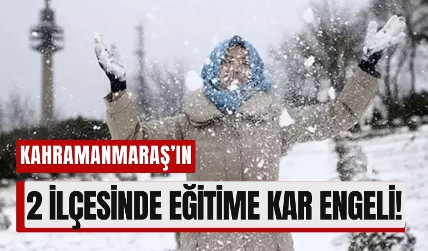 Nurhak ve Elbistan’da Eğitime Kar Engeli!