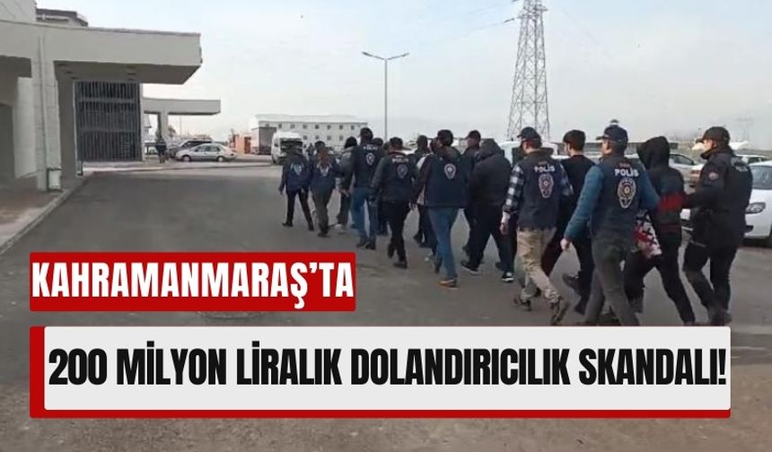 Kahramanmaraş'ta Büyük Vurgun: Dolandırıcılık Çetesi Çökertildi!