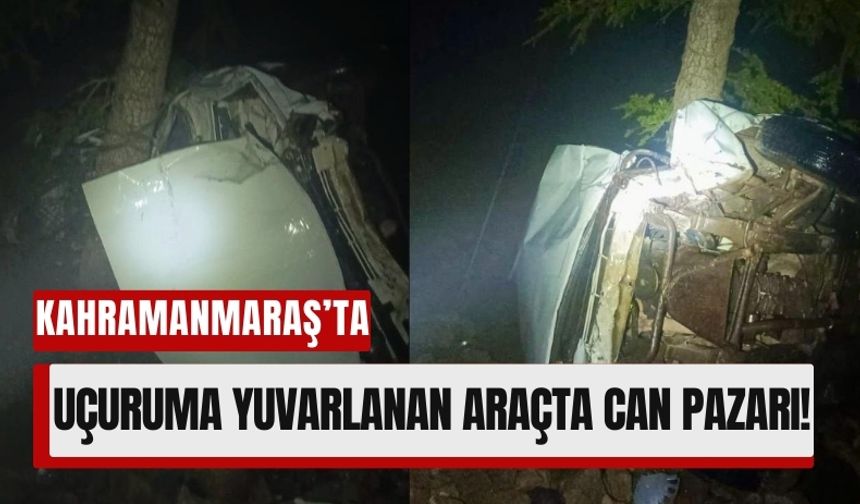 Kahramanmaraş’ta Feci Kaza: Otomobil Uçuruma Yuvarlandı, Yaralılar Kurtarıldı!