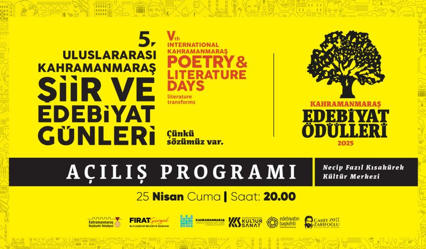 Edebiyatın Kalbi Bir Kez Daha Kahramanmaraş’ta Atacak!